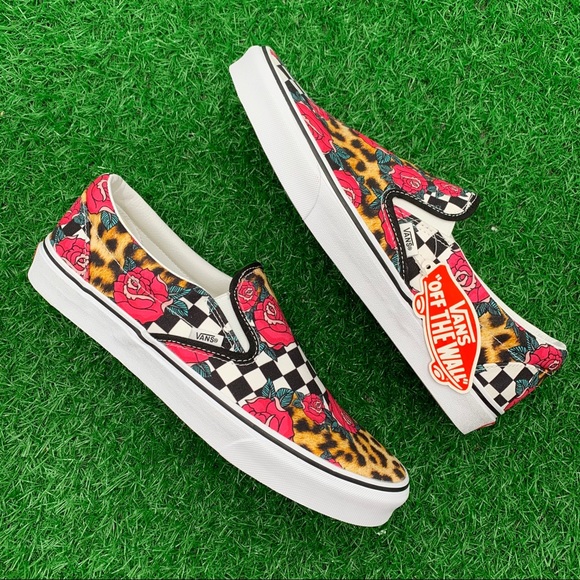 Vans Classic Slip On Rose Checkerboard - Picture 5 of 6